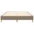 Cadru de pat box spring, gri taupe, 140x200 cm, textil GartenMobel Dekor