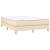 Cadru de pat box spring, crem, 140x200 cm, textil GartenMobel Dekor