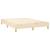 Cadru de pat box spring, crem, 140x200 cm, textil GartenMobel Dekor