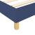 Cadru de pat box spring, albastru, 140x200 cm, textil GartenMobel Dekor