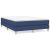 Cadru de pat box spring, albastru, 140x200 cm, textil GartenMobel Dekor
