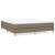 Cadru de pat box spring, gri taupe, 160x200 cm, textil GartenMobel Dekor