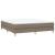 Cadru de pat box spring, gri taupe, 160x200 cm, textil GartenMobel Dekor