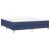 Cadru de pat box spring, albastru, 160x200 cm, textil GartenMobel Dekor