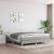 Cadru de pat box spring, gri deschis, 180x200 cm, textil GartenMobel Dekor