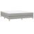 Cadru de pat box spring, gri deschis, 180x200 cm, textil GartenMobel Dekor