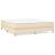 Cadru de pat box spring, crem, 180x200 cm, textil GartenMobel Dekor