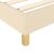 Cadru de pat box spring, crem, 180x200 cm, textil GartenMobel Dekor