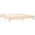 Cadru de pat box spring, crem, 180x200 cm, textil GartenMobel Dekor