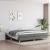 Cadru de pat box spring, gri închis, 200x200 cm, textil GartenMobel Dekor