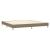 Cadru de pat box spring, gri taupe, 200x200 cm, textil GartenMobel Dekor