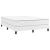 Cadru de pat box spring, alb, 140x190 cm, piele ecologică GartenMobel Dekor