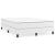 Cadru de pat box spring, alb, 140x190 cm, piele ecologică GartenMobel Dekor