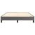 Cadru de pat box spring, gri, 140x190 cm, piele ecologică GartenMobel Dekor
