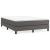 Cadru de pat box spring, gri, 140x190 cm, piele ecologică GartenMobel Dekor