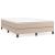 Cadru de pat box spring, cappuccino, 140x190cm, piele ecologică GartenMobel Dekor