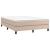 Cadru de pat box spring, cappuccino, 140x190cm, piele ecologică GartenMobel Dekor