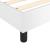 Cadru de pat box spring, alb, 140x200 cm, piele ecologică GartenMobel Dekor