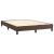 Cadru de pat box spring, maro, 140x200 cm, piele ecologică GartenMobel Dekor