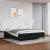 Cadru de pat box spring, negru, 160x200 cm, piele ecologică GartenMobel Dekor