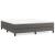 Cadru de pat box spring, gri, 160x200 cm, piele ecologică GartenMobel Dekor