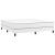 Cadru de pat box spring, alb, 180x200 cm, piele ecologică GartenMobel Dekor