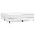 Cadru de pat box spring, alb, 180x200 cm, piele ecologică GartenMobel Dekor