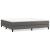 Cadru de pat box spring, gri, 200x200 cm, piele ecologică GartenMobel Dekor
