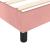 Cadru de pat box spring, roz, 90x190 cm, catifea GartenMobel Dekor