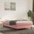 Cadru de pat box spring, roz, 120x200 cm, catifea GartenMobel Dekor