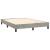 Cadru de pat box spring, gri deschis, 140x190 cm, catifea GartenMobel Dekor