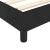 Cadru de pat box spring, negru, 140x190 cm, catifea GartenMobel Dekor
