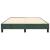 Cadru de pat box spring, verde închis, 140x190 cm, catifea GartenMobel Dekor