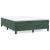 Cadru de pat box spring, verde închis, 140x190 cm, catifea GartenMobel Dekor