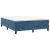 Cadru de pat box spring, albastru închis, 140x190 cm, catifea GartenMobel Dekor