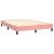 Cadru de pat box spring, roz, 140x190 cm, catifea GartenMobel Dekor