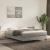 Cadru de pat box spring, gri deschis, 140x200 cm, catifea GartenMobel Dekor