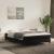 Cadru de pat box spring, negru, 140x200 cm, catifea GartenMobel Dekor