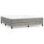 Cadru de pat box spring, gri deschis, 160x200 cm, catifea GartenMobel Dekor