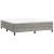 Cadru de pat box spring, gri deschis, 160x200 cm, catifea GartenMobel Dekor