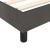 Cadru pat box spring, gri închis, 160x200 cm, catifea GartenMobel Dekor