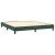Cadru de pat box spring, verde închis, 160x200 cm, catifea GartenMobel Dekor