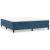 Cadru de pat box spring, albastru închis, 160x200 cm, catifea GartenMobel Dekor