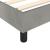 Cadru de pat box spring, gri deschis, 180x200 cm, catifea GartenMobel Dekor