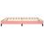Cadru de pat box spring, roz, 200x200 cm, catifea GartenMobel Dekor