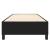 Cadru de pat continental, negru, 80x200 cm, material textil GartenMobel Dekor