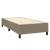 Cadru de pat box spring, gri taupe, 90x190 cm, textil GartenMobel Dekor