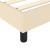 Cadru de pat box spring, crem, 90x190 cm, textil GartenMobel Dekor
