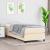 Cadru de pat box spring, crem, 90x200 cm, textil GartenMobel Dekor