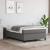 Cadru de pat box spring, gri închis, 120x200 cm, textil GartenMobel Dekor